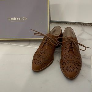 Louise et Cie Women’s Loafers - Caramel Leather Size 6.